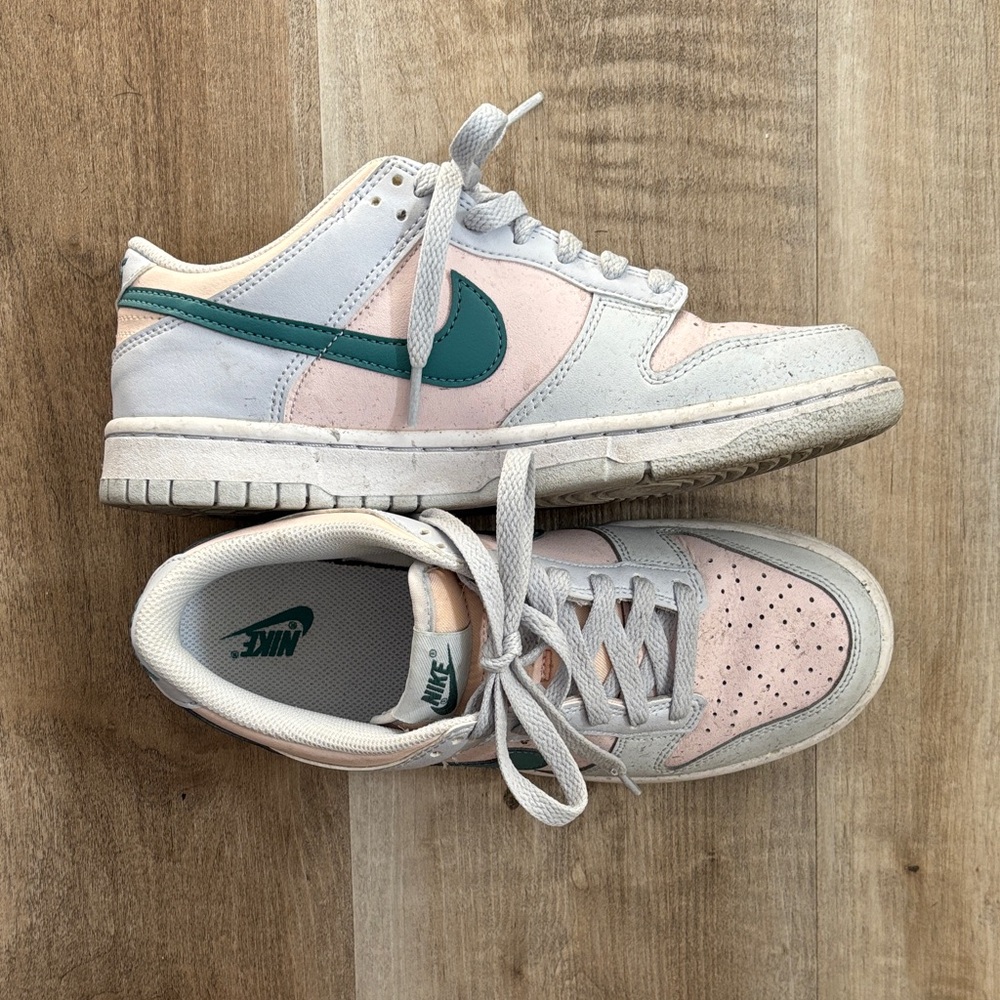 ✨Nike Dunk Kids Sneakers in Pink and Teal